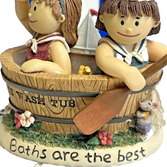 Zingle Berry Figurine Pavilion Gift Wash Tub Baths Are The Best - Picture 6 of 7